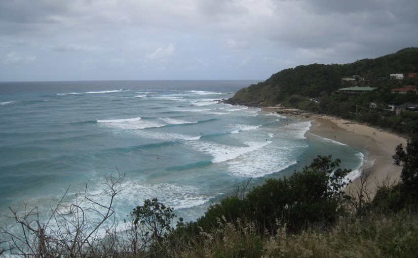 Surfing Byron Bay